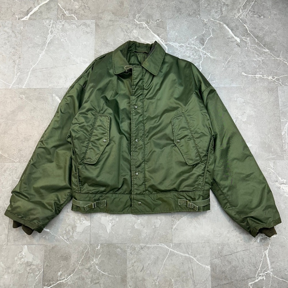 60s Vintage US Navy A-1 Deck Jacket Mens Medium Extreme Cold Weather A1 Green